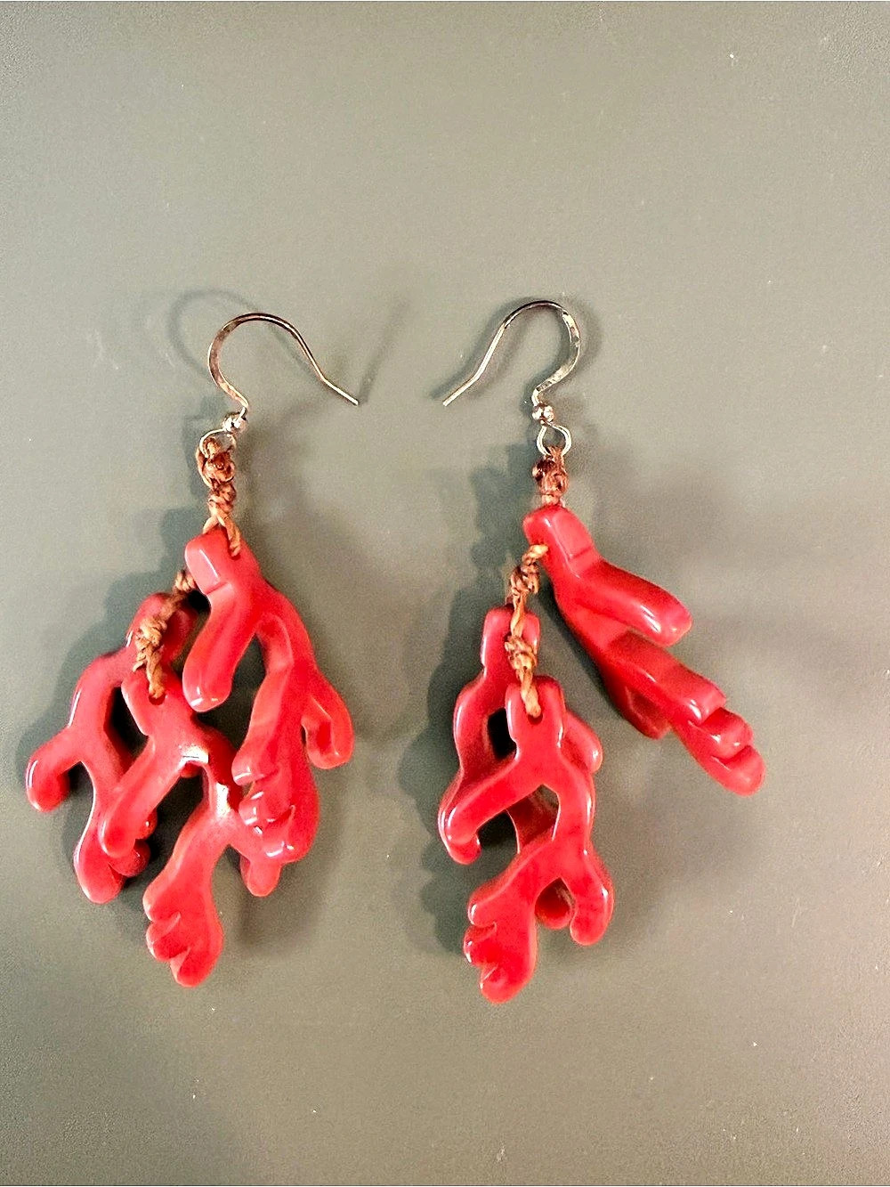 Coral Shape Dangle  Earrings